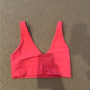lululemon athletica Coral V-Neck Sports Bra